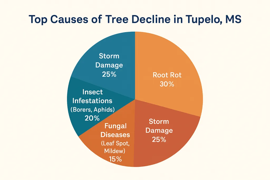Tree Problems Commonly Seen in Pace and Santa Rosa County